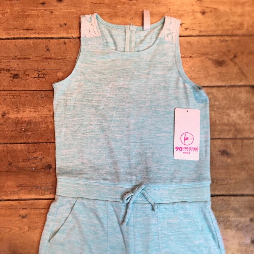 Girls knit romper